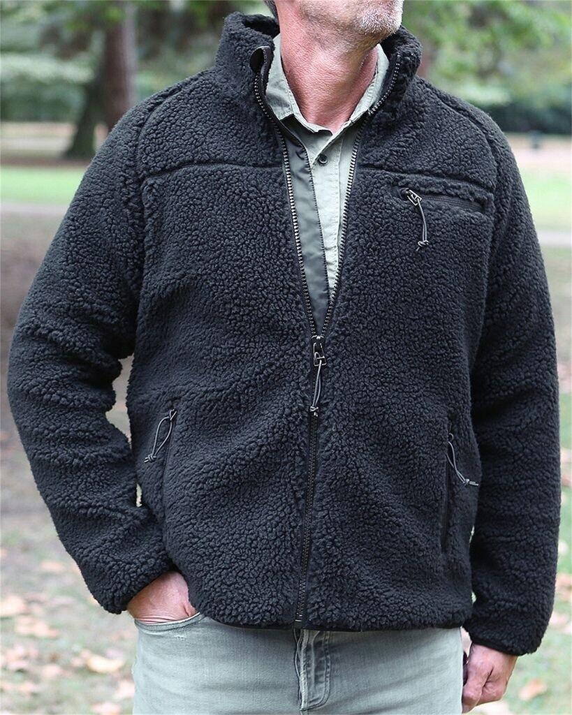 Brandit Teddyfleece Jacket (5021) (5021-2) Black