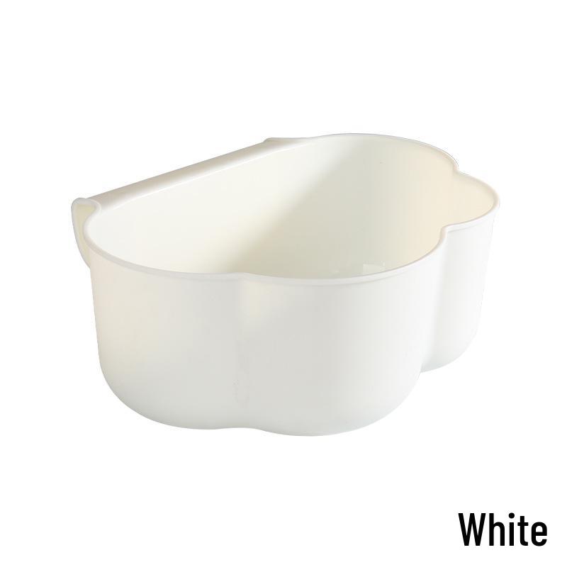 Wiszący kosz na śmieci i kosz do przechowywania w stylu chmurowym: Montowany na drzwiach szafki do użytku domowego