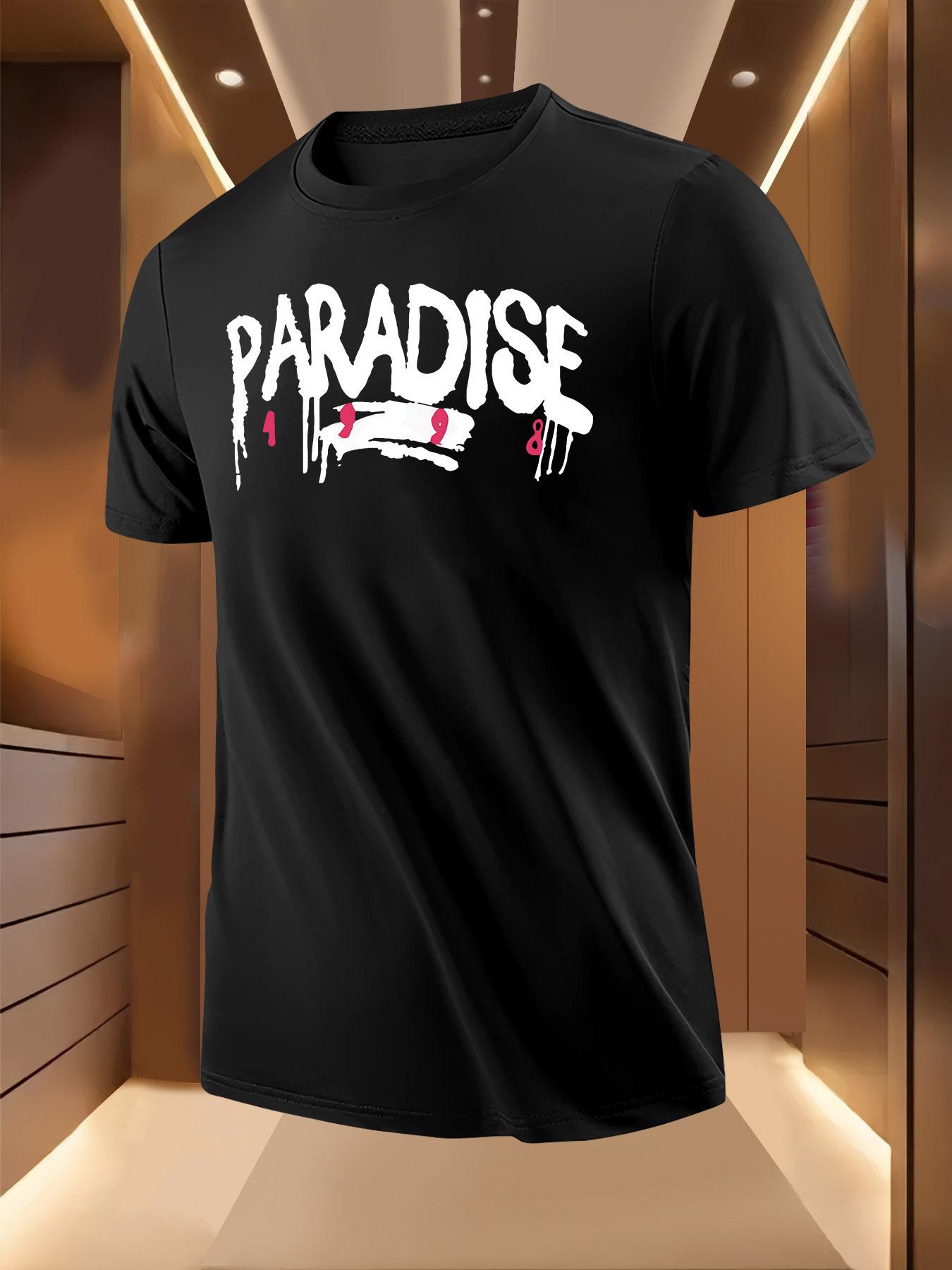 Graffiti Paradise Print Tshirt - Breathable Lightweight P... M