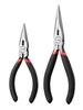 5" & 6" Premium Needle-Nose Pliers Set for Jewelry - Round, Bent, Flat Nose, Toothless Mini Pliers