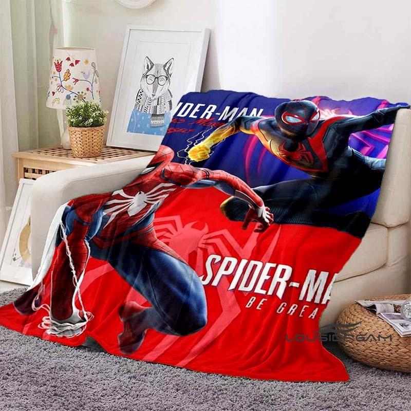 2026 New Cartoon Spider-Man Blanket - Soft, warm, perfect for naps, sofas, offices, beds, and camping - A gift choice for all se