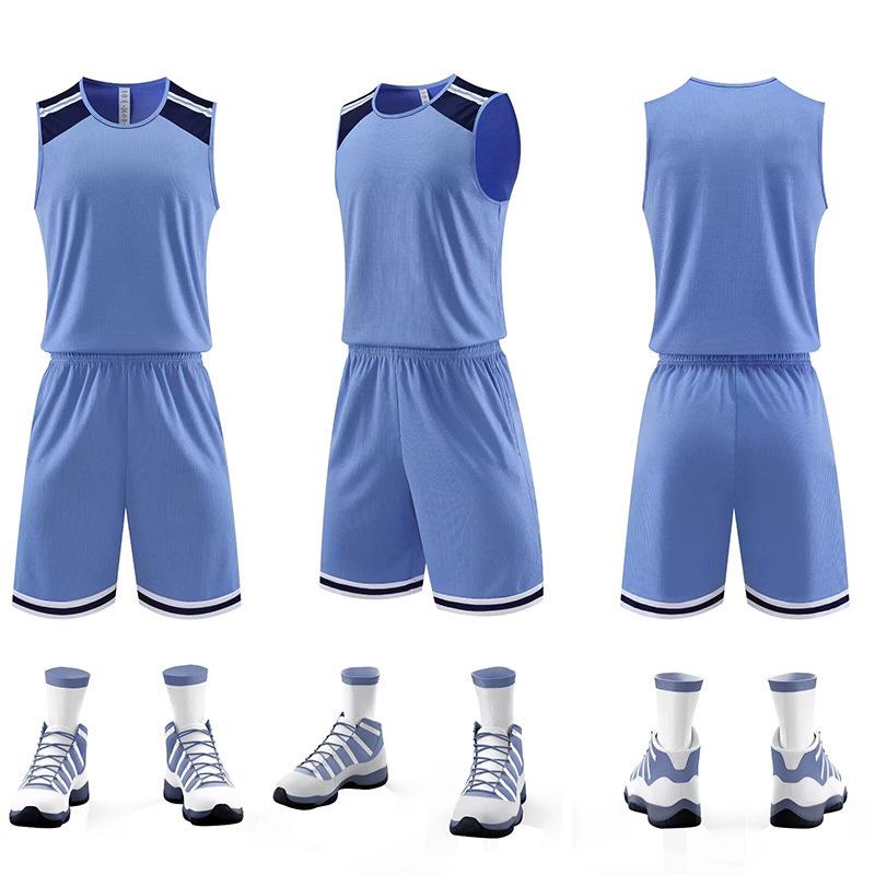 Children's Basketball Quick-Dry Jersey Set for College Competition