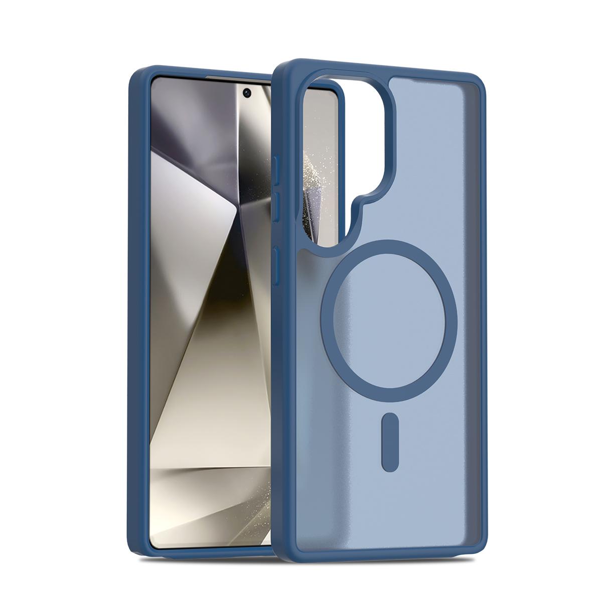 

Magnetic Phone Case for Magsafe Mag Safe Samsung Galaxy S26 Ultra S25 Plus S24 Fe A15 A16 A17 A26 A35 A36 A56 A37 A55A57 Matte Phone Cover Accessories Samsung Galaxy A57 темно-синий