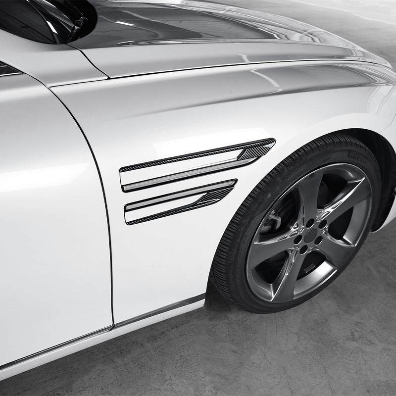 Exterior Carbon Fiber Black Auto Body Side Panels Fender Trim Cover For Genesis G80 RG3 -2024 Accessories