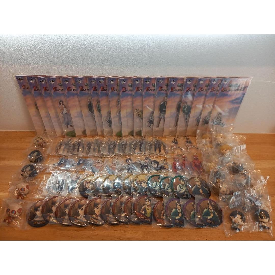 Used Attack on Titan Ichiban Kuji 88-piece set