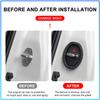 4pcs Car Door Mute Damping Cushion Silicone Emblem Door Lock Buckle Cover For Mitsubishi Lancer 7 8 Pajero Montero Sport Outlander ASX Mirage Eclipse