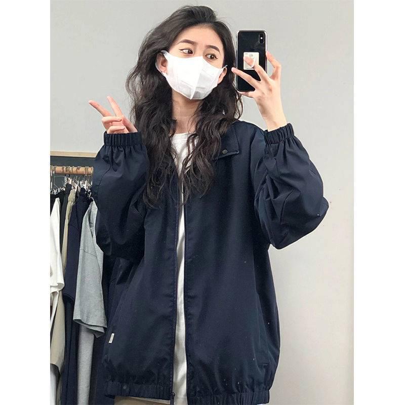 

Женская японская ретро-куртка в стиле рабочей одежды - Осень 2025, стиль Гонконга, свободный крой, тренд для миниатюрных студенток. S 75-90 lbs