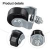 2 Pack Steel Swivel Castors for 2ton Trolley Garage and For Workshop Equipment