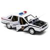 1/32 Santana Police Toy Car, Alloy Car, Mold and Toy Car, Miniature Car Model, Children's Toy Car