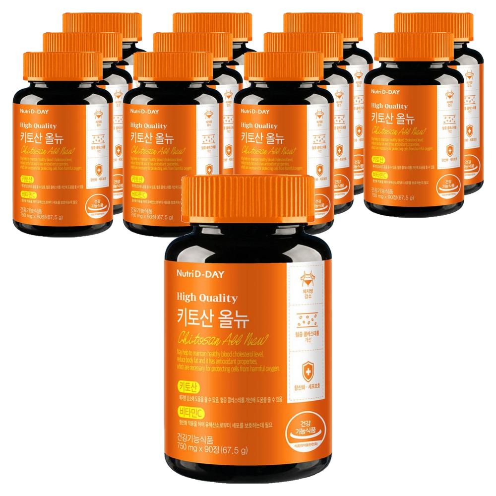 NutriDDay Diet Chitosan All New 90 Tablets 12 Pcs Ingredients: May Be Subject To Change At the Manufacturer’s | 90 Tablets 12 Pcs