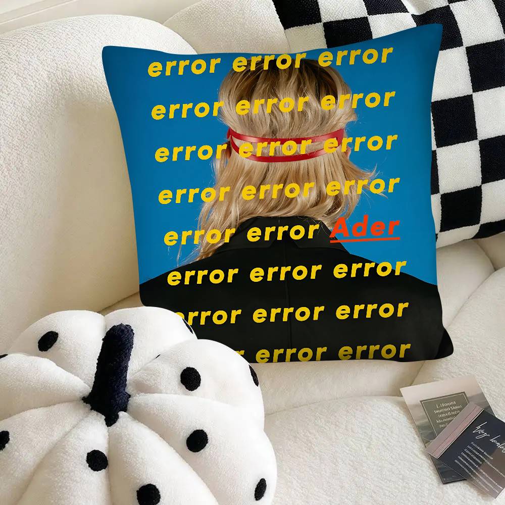 Pillow Case A-ADERS E-ERROR Home Decor Pillow Case Square Pillow Bedroom Sofa Leisure Comfort Cushion Car Home Decoration