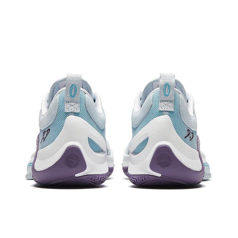 Anta Shunxi 1 MOP Nitrogen Technology Shock Absorption Durable Low-Top Basketball Shoes Men Sneakers Fantasy-Blue 912411110Q-3