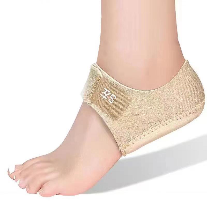 Plantarfasziitis Silikon Fersenschutz Stoßdämpfende Einlegesohle für Schuhe Halbe Größe Sockenärmel Stoßdämpfende Einlegesohle