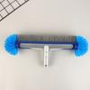 Aluminum Handle Swimming Pool Brush Head With Corner Cleaning Brush Semi-Spherical Bristles Pool Tile Scrubber Brush