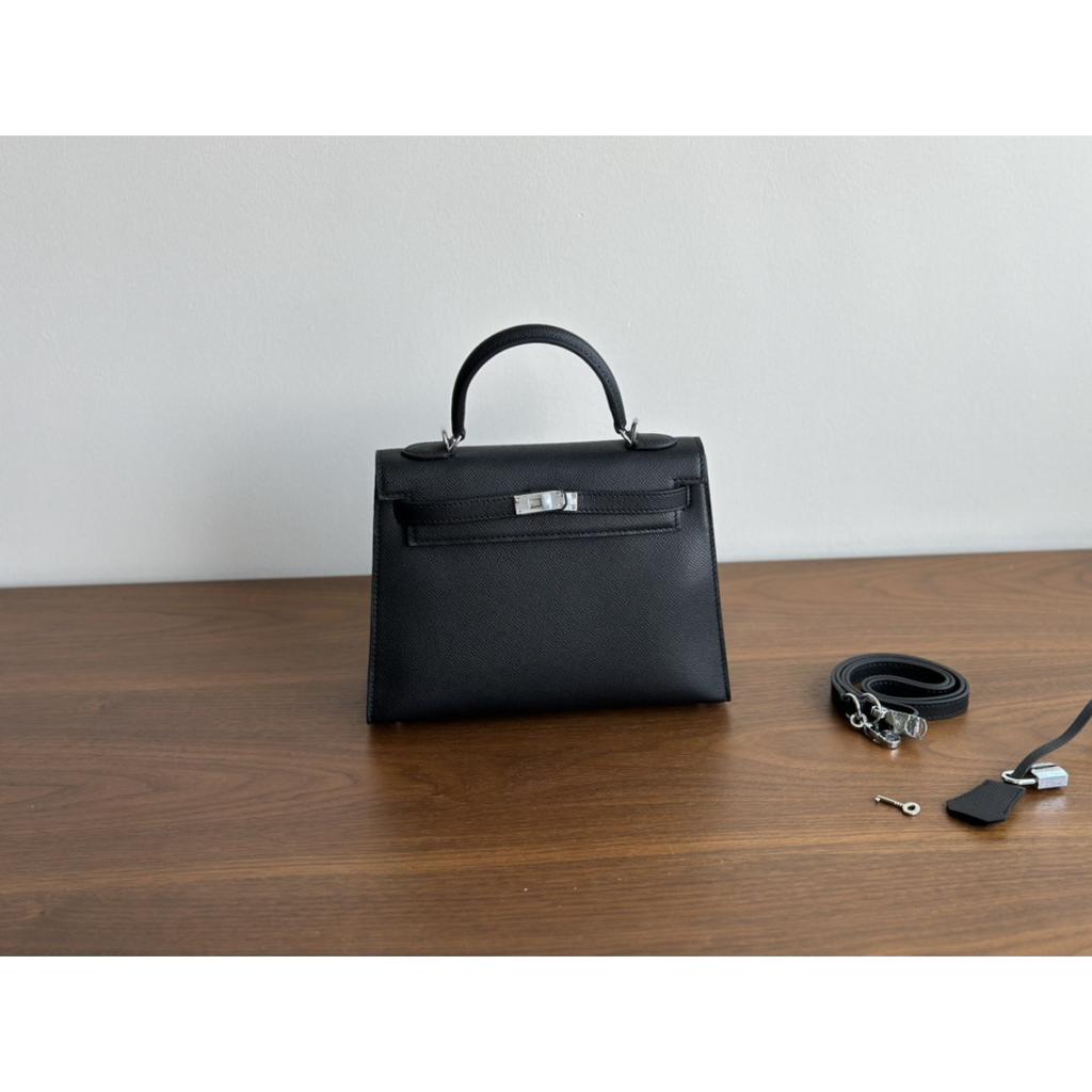 Kazilan Kelly 25 padrão de palma couro de vaca moda ombro portátil mensageiro bolsa de trabalho versátil mini bolsa