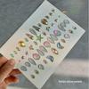 Face and Eye Rhinestone Teardrop Stickers - Pearl & Diamond Bindi Jewelry