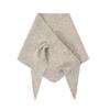 Womens Soft Knit Triangle Scarf Solid Color Warm Shawl Wrap Fashion Neck Scarves For Autumn Winter Daily Outfit