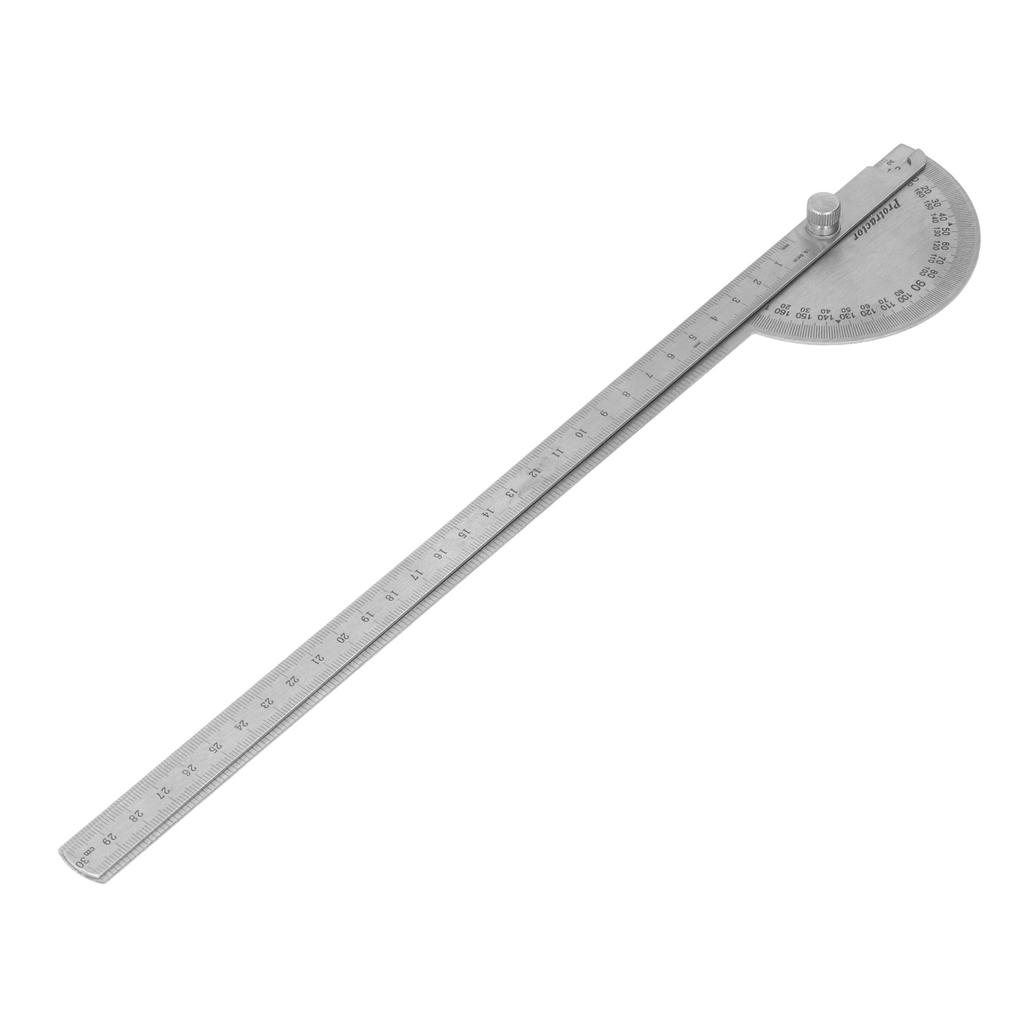 Angle Protractor 0?180 Degree 2 Arm Finder Stainless Steel Woodworking Ruler Measure Tool 250mm