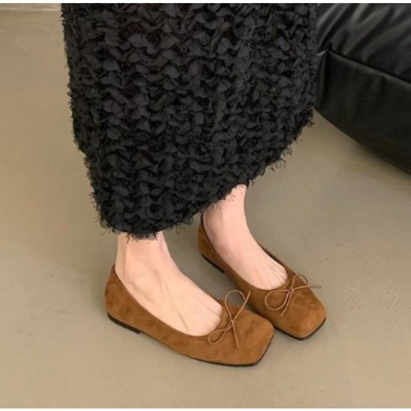 

Новый стиль Роскошные женские балетки с бантом-бабочкой Женские шлепанцы Обувь Повседневные балетки Танцевальная обувь для женщин 40 коричневый