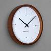 DEMI Wall Clock Natural Wood Natural Minimalist Glass Silent No White Scandinavian Stylish Wall Wood Easy To Interior Battery for Living Lounge LOUS.