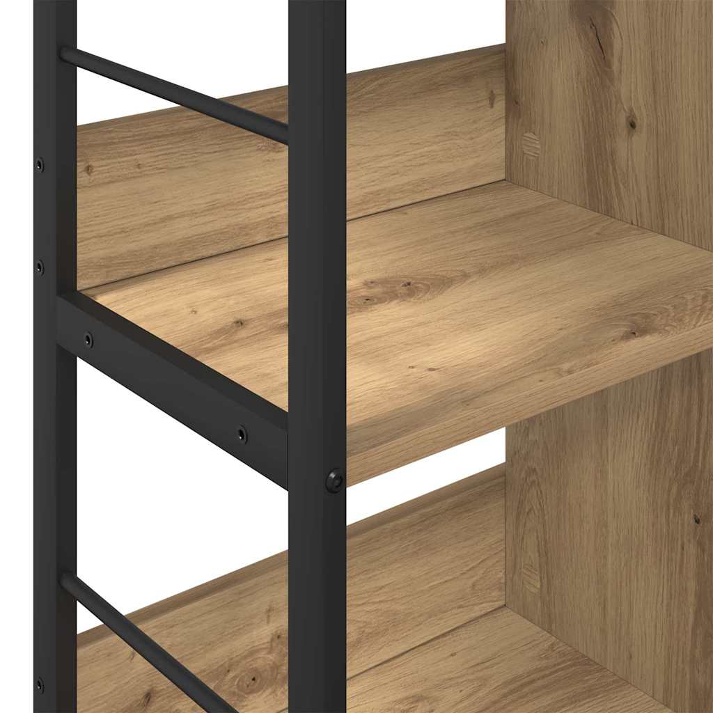 Artisan Oak Bookshelf 32.3  x 12.6  x 31.1  (L x W x H) Engineered Wood