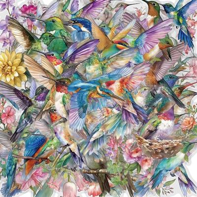 50 Pcs Hummingbird Stickers Creative Phone Community Skateboard DIY Fashion Dormitory Chambre Nostalgic Waterproof Sticker