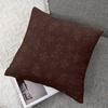 Vintage Brown square Jacquard Pillow Cover for Sofa Office Waist Cushion Cover Home Decorative Pillowcase