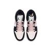 Jordan Air Jordan 1 Slip Resistant, Abrasion Resistant, Lightweight Low Top Vintage Basketball Shoes Women's Black Pink DC0774-101(Team458-)