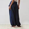 2023 Bestselling Women's Casual Solid Tie-Up Wide Leg Pants with Pockets