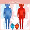 Fireboy And Watergirl Cosplays Costumes Full Body Game Performance Jumpsuit