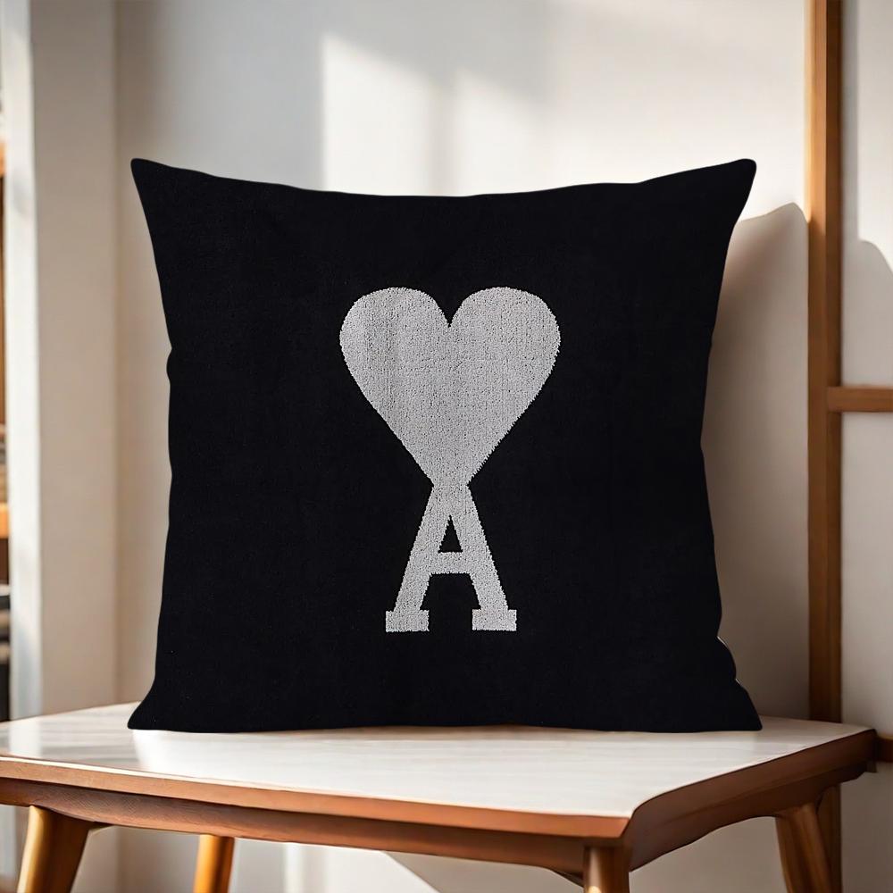 Luxury Brand A-Ami Logo Love cushion cover Pillow Sofa Printing Decoration Room Home Office Coffee Shop Car Nordic Simplicity