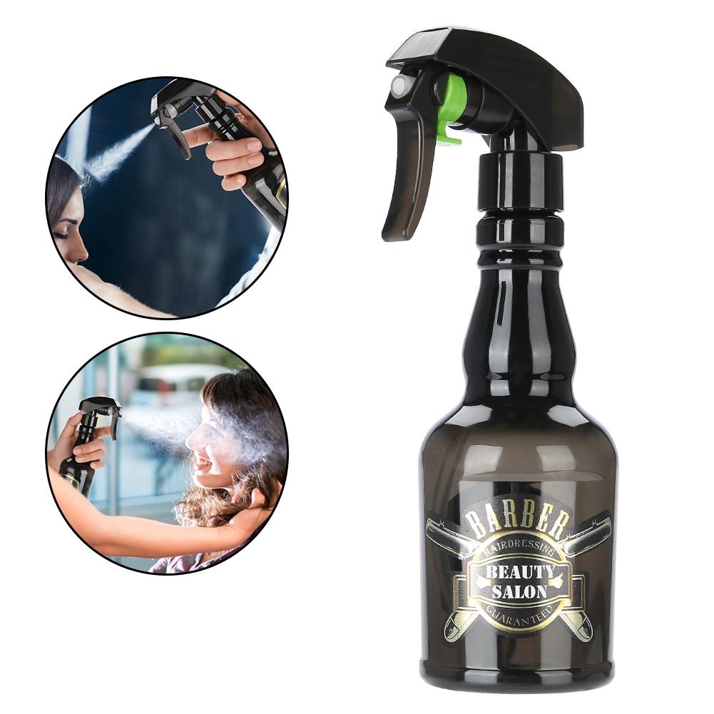 Hairdressing Spray Bottle Salon Barber Hair Tools Water Sprayer (Black)
