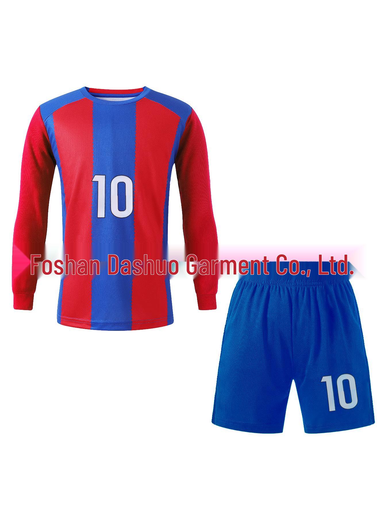 Kinder Langarm Fußballtrikot Miami Trikot Set für Schulwettkampf & Training - 2026 Edition
