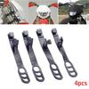4PCS/kit Headlight Rubber Black Front Replacement Right&Left