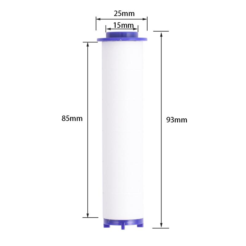 50KS Náhradní filtr sprchové hlavice Sprchová hlavice Odstraňuje Chlór/Fluorid/Tvrdou vodu/Vodní kámen Hygienické Koupelnové Doplňky