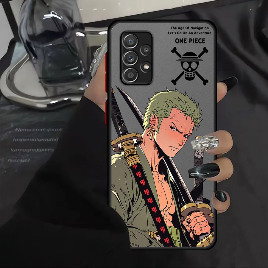One Piece Zoro Cool Case for Samsung Galaxy A17 A52 A34 A36 A53 A14 A23 A52S A72 A16 A15 A35 A73 A33 A56 A55 A54 Phone Cover