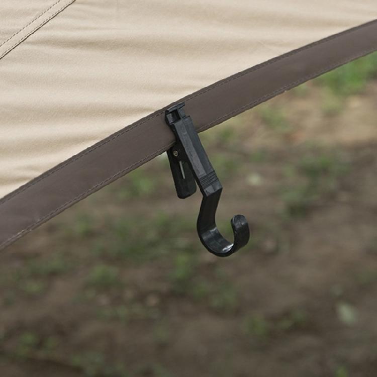 4Pcs Outdoor Camping Lights Hook Holder Antiskid Clamp Tent Fixed Clip Tent Clip Light Hook Nonslip Fixing Clip