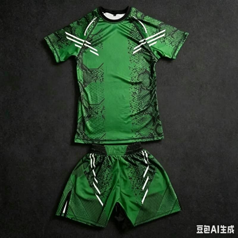 New Octagonal Cage Fighting Night Men's and Children's Loose Breathable Speed Drying Boxing Training Sports Set