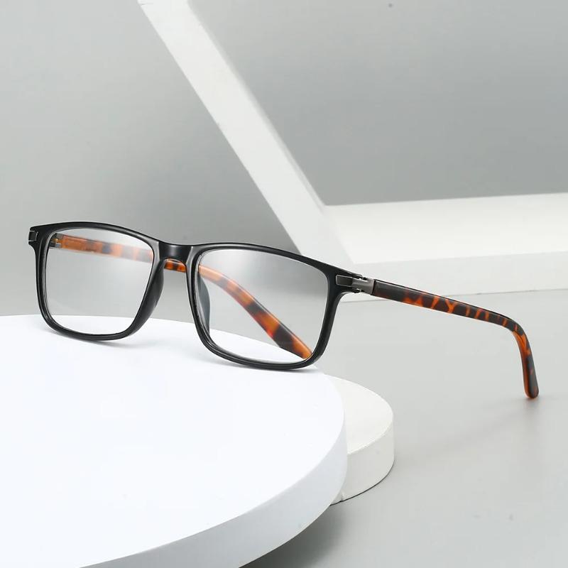 New Anti Blue Light Retro Small Frame Reading Glasses PC High Definition Lightweight Fashionable Presbyopia Glasses