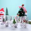 Double Wall Glass Cup Christmas Tree/Snowman Heat-insulated Espresso Coffee Mug Milk Tea Cup Party Juice Drinking Gift 300ml