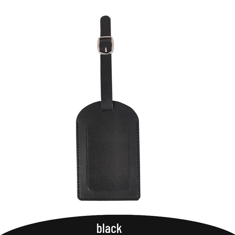 PU Leather Luggage Identification & Anti-Lost Tag for Suitcases