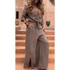 Fashionable Casual Loose Long-sleeved Plus-size Suit for Women