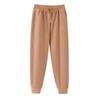Casual Sweatpants for Women's Men Autumn Winter Outdoor Loose Harem Pants Fleece Thicken Warm Bundle Foot Straight Trousers