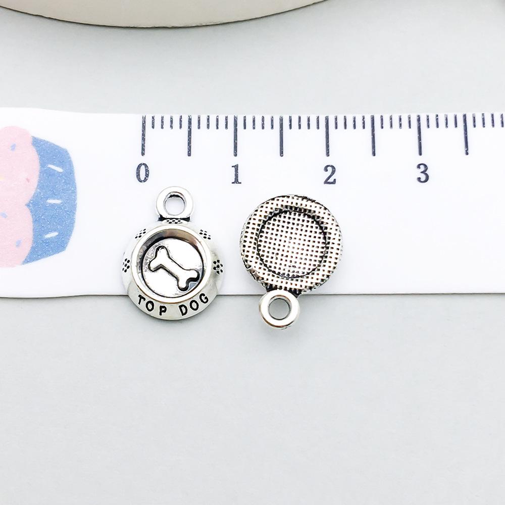Set di 100 Ciondoli Gatto Farfalla Luna Argento Antico per Braccialetti e Collane Fai da Te