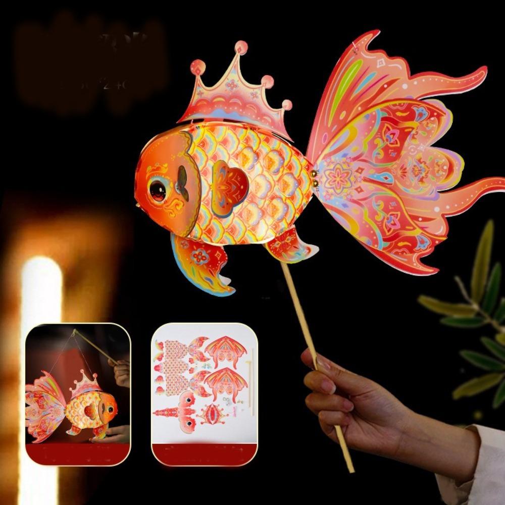 Ancient Style Mid-Autumn Festival DIY Lantern Luminous Handmade Lantern  Lantern Festival Style 4