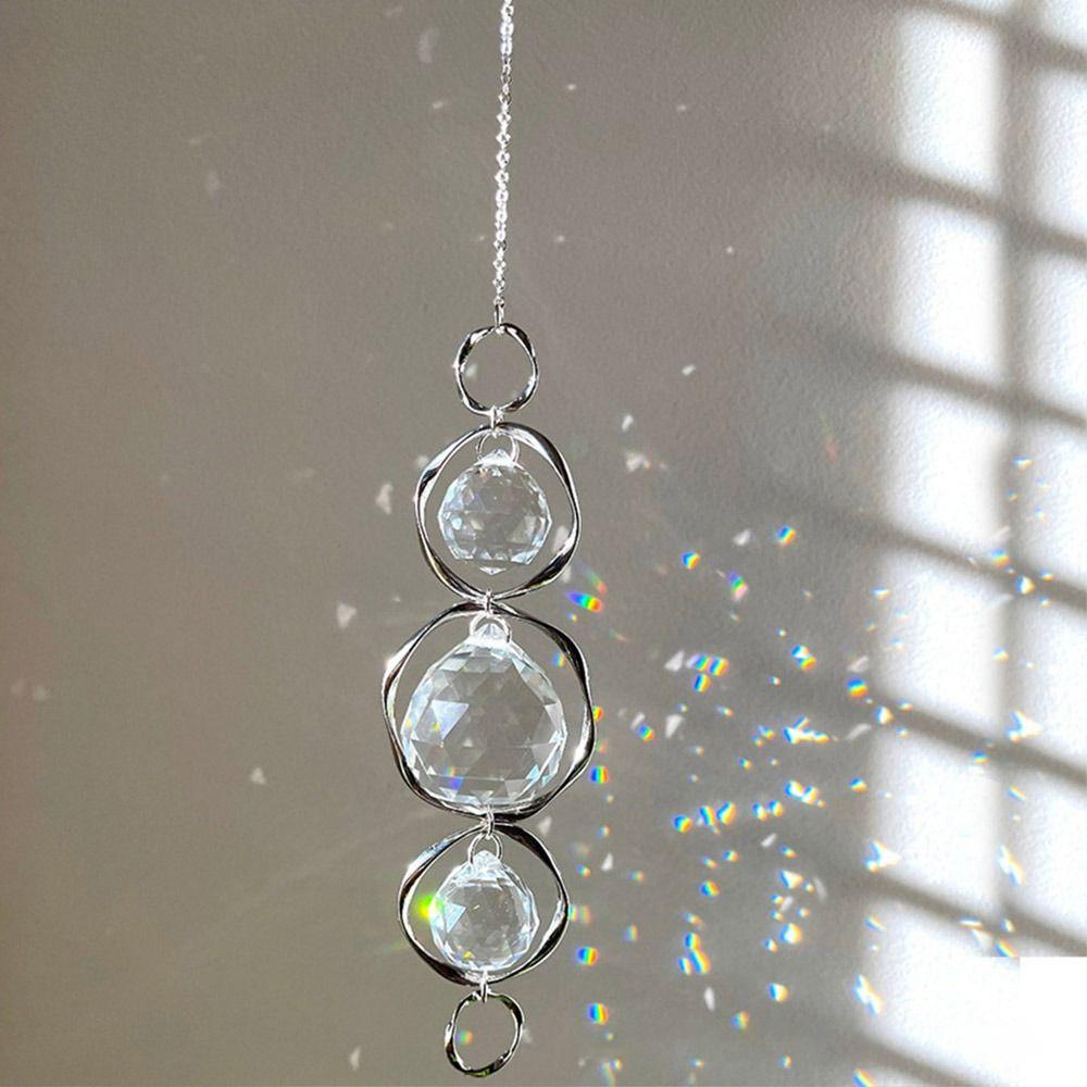 Doplňky Zvonkohra Křišťálová Skleněná Kapka Ornament Kreativní Lapač Slunce Dárek