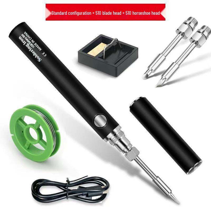 8W USB Portable Wireless Soldering Iron Pen - Electric Spot Welding Tool for Household Use