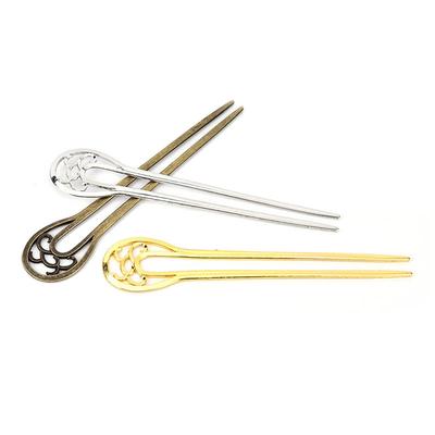 U Shape Retro Metal Hair Fork Hair Pin Hair Pick Square Hair Clip Hair Jewelry
