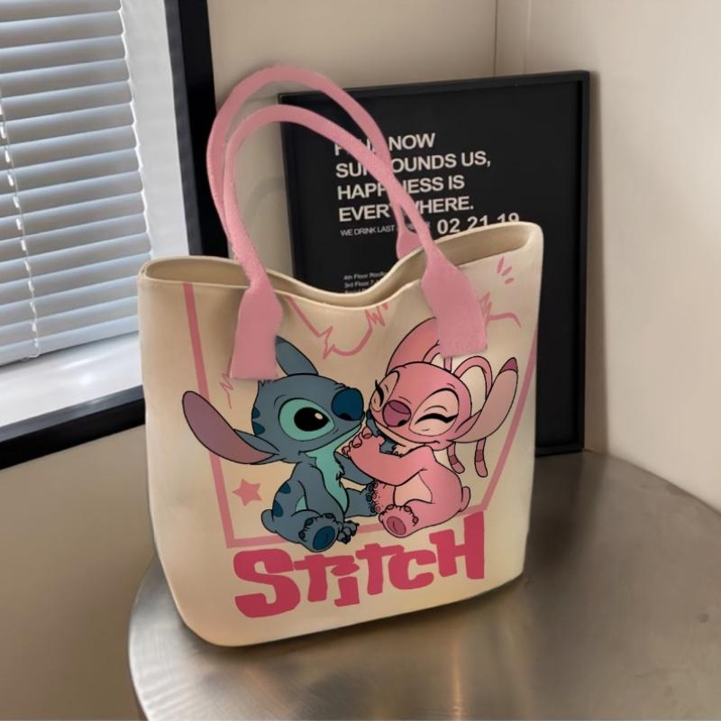 Disney Stitch Casual Crossbody Storage Bag with Zipper Closure, Commuting, Shopping, Gifts