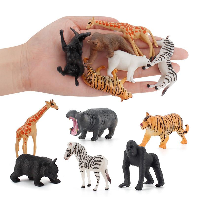 12pack Pvc Wild Animal Models For Kids Learning And Creative Play